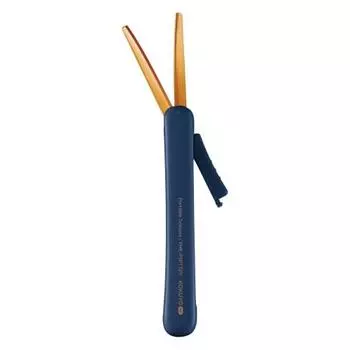 KOKUYO Scissors Compact Mobile Scissors ME Titanium Glueless Blade Graphite Blue KME-PSPT320DB