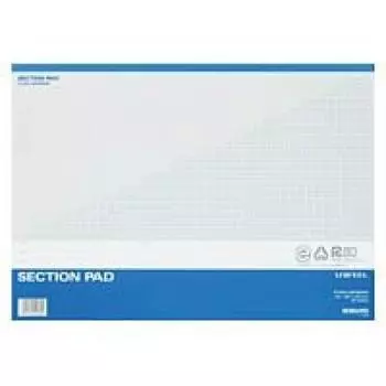 KOKUYO Section Pad A3 5M grid ruled line 500N x 5 books -