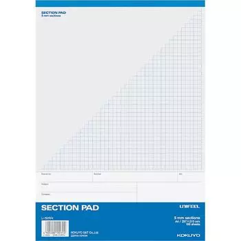 Kokuyo Section Pad Unifeel A4 5 мм Сайра 100 листов Re 525