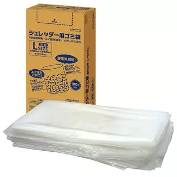 KOKUYO Shredder Garbage Bag L Static Suppression KPS-PFS100