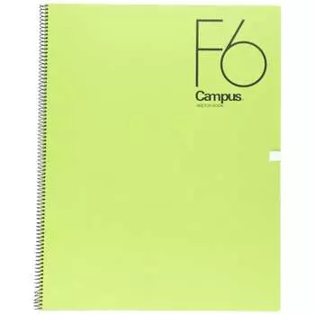 KOKUYO Sketchbook F6 Vertical Spiral Binding 20 Sheets E-36N