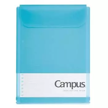 KOKUYO Сортируемый кейс Campus с ровными горизонтальными линиями и точками B5 светло-голубой комплект из 5 штук с 2 карманами и отрывными листами No-CP836BT-LB [Книги оптом] синий