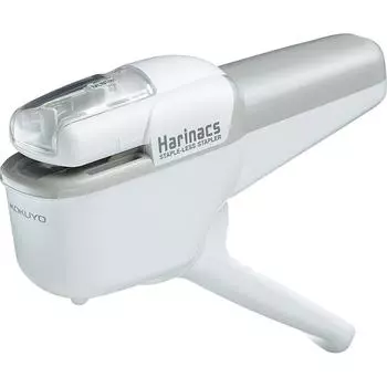 KOKUYO Stapleless Stapler Harinax Handy 10 Sheets Stapling White Body SLN-MSH110W Size W32xD121xH100mm/110g