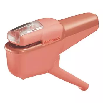 KOKUYO Stapler Needleless Stapler Harinax Handy 10 Sheet Stapler Salmon Pink SLN-MSH110VP