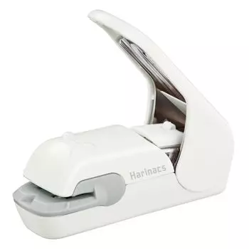 KOKUYO Stapler No Hole Needleless Stapler Harinax Press Pale White SLN-MPH105PW