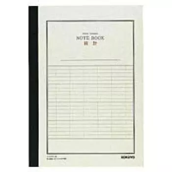 KOKUYO Статистическая записка A4 Вертикальная 7 вертикальных строк 40 листов 10 книг