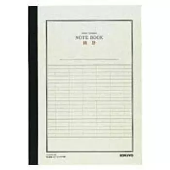 KOKUYO Statistics Note A4 Vertical 7 Vertical Lines 40 Sheets 10 Books