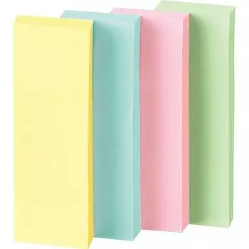 KOKUYO Sticky Notes 75 мм x 25 мм 100 листов x 20 штук 4 цвета микс K2me-7525