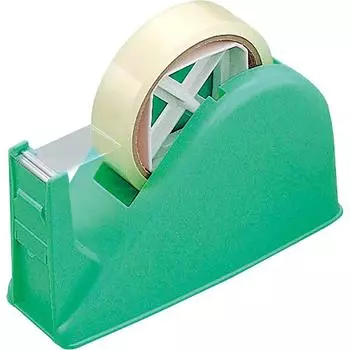 KOKUYO tape cutter with emphasis on safety and cutter cover T-M15G зелёный