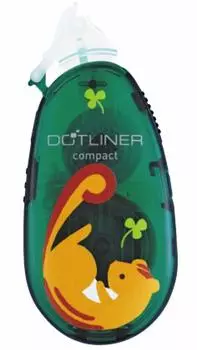 KOKUYO Tape Glue Dot Liner Compact Limited Животный узор Тело Белка