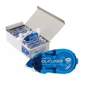 KOKUYO Tape Glue Dot Liner Refill Strong Adhesive 10 шт. Ta-D400-08NX10 синий