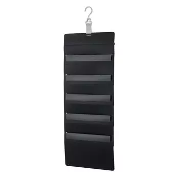 KOKUYO Wall Wall Quickly For 5 Pocket, Подвесной, Хранение, Доступный, Документы, Карманы, Черный, F-KPM50-2