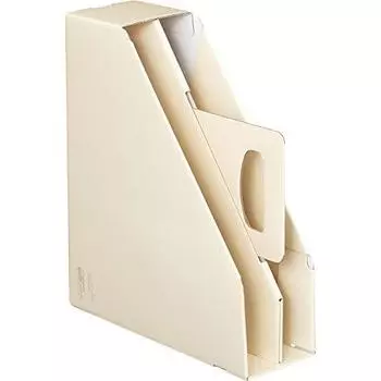 KOKUYO Ящик для файлов KaTaSu с ручкой, цвет белый с оттенком Fu-KES470W