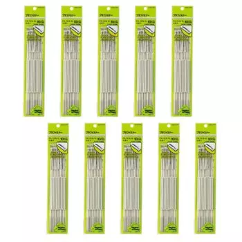 KOKUYO Zipper Plastic Simple Type 10 Pieces 10 Pack Set FA-110N-10X10