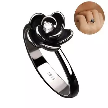 КОЛЬЦА BLUELANS с серебряным покрытием, женские кольца в форме цветка на палец, свадебные украшения US 6 серебряный