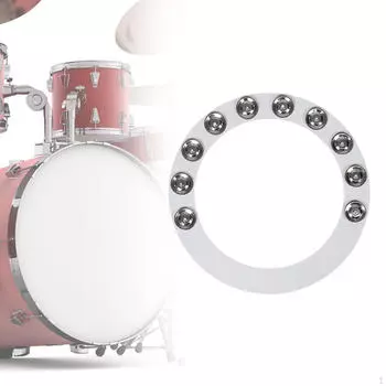 Кольца для барабанных тарелок, кольца для бас-гитары Cymbal Ching DIY, тамбурин argent
