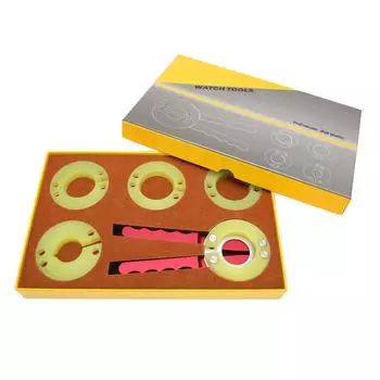 Кольца для часов с ручкой из сплава, открывалка для часов с 4 сменными безелями для часов