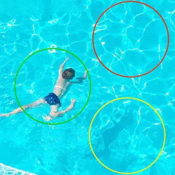 Кольца для дайвинга, тренировочные обручи для плавания на открытом воздухе для взрослых, подростков, мальчиков и девочек 1pcs
