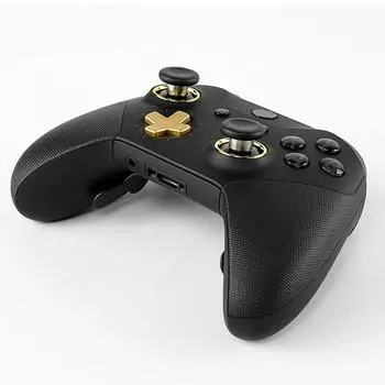 Кольца для джойстика Accent для игрового контроллера Xbox One Elite Series 2, сменные аксессуары, комплект колец для джойстика Chrome Not equipped with a screwdriver чёрный