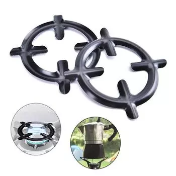 Кольца для кофейника мокко, нагревательная стойка для кофейника, подставка для газовой плиты, защитная крышка для плиты, защитные чехлы для газовой плиты, кухонные аксессуары 1pcs