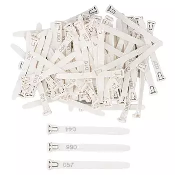 Кольца для куриных лап 1-100 Нумерованные Идентификационные кольца-бирки для лап кур Многоразовые для уток цыплят белый