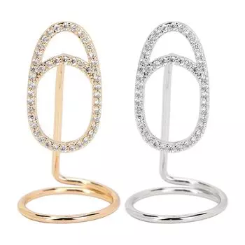 Кольца для ногтей женские стразы изысканные модные покрытия для ногтей украшения для ногтей Gold