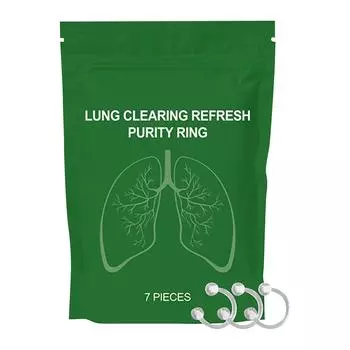 Кольца для носа Лимфодренажные Кольца для носа Здоровые Лимфодренажные Кольца для носа Коррекция фигуры 7 шт. One Size белый