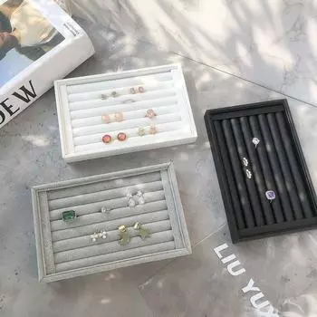 Кольца для пальцев, шкатулка для ювелирных изделий, корейская подарочная коробка, упаковка для ювелирных изделий, футляр для хранения колец red-velvet