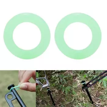 Кольца для палаток, светящиеся в темноте, кольца для гвоздей для навеса палатки, флуоресцентные кольца для кемпинга, светящиеся колышки для палаток, петля 50