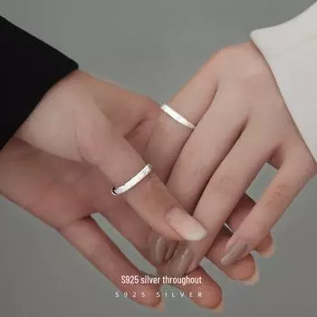 Кольца для пар Banyan Tree S925 Silver Galaxy Glacier Luxury - позолоченный платиновый помолвочный комплект RS821 Women’s