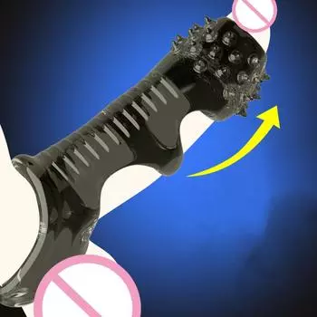 Кольца для пениса для мужчин, задержка эякуляции, более сильная эрекция, секс-игрушки для мужчин, пары, товары для взрослых, льняное кольцо с насадкой, член, сексуальный член S138-B