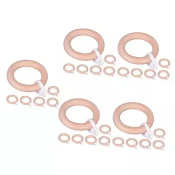 Кольца для штор MUCKLILY, 30 шт., домашний декор, круг для душевой занавески, римский карниз, кольцо для фиксации штор, принадлежности для штор, римский карниз, круг для ванной комнаты