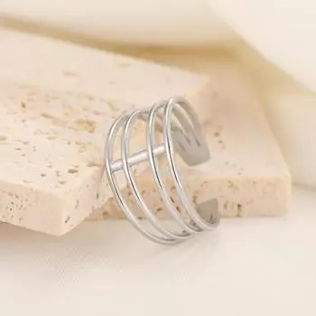 Кольца для женщин из нержавеющей стали Открытое этническое кольцо Новое свадебное эстетическое водонепроницаемое ювелирное украшение аксессуары подарок risizable