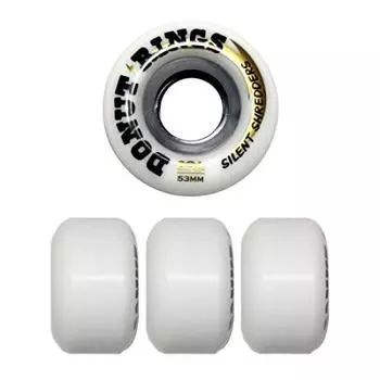 Кольца Donut 83A 53 мм Белое кольцо Бесшумное Мягкое [Donut Wheel]