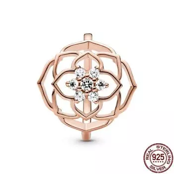 Кольца из стерлингового серебра 925 пробы для женщин, новое весеннее кольцо с лепестками роз, изготовление ювелирных изделий, подарок на вечеринку, помолвку CMR098 7