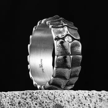 Кольца мужские из нержавеющей стали Eivil Dragon Scales Punk Trend для женщин Байкерская модная бижутерия Хэллоуин Креативный подарок оптовая продажа 11