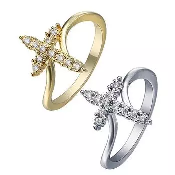 Кольца на палец для женщин, прозрачные кольца с цирконием, ювелирные украшения 5 золотой