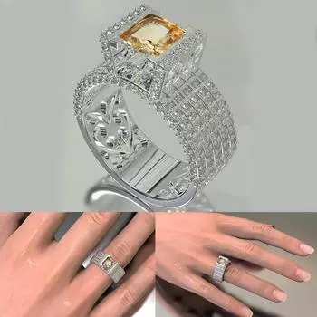 Кольца обручи Подарок Шампанское Женские Ювелирные Изделия Палец Кольцо 6