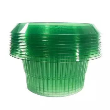 Кольца от слизней для растений, защита для овощей, кольцо для растений для защиты овощей от слизней, садовый барьер от слизней и улиток 10pcs зелёный