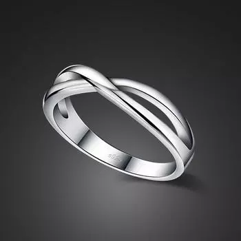 Кольца с крестом из 100% стерлингового серебра 925 пробы для женщин, модные минималистичные тонкие круглые кольца для девочек, ювелирные изделия, лучший подарок 5