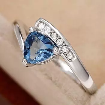 Кольца с треугольными циркониями, модное роскошное предложение, обручальные кольца для женщин, 2022, новый дизайн, обручальные кольца, ювелирные изделия 10