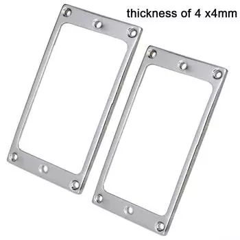 Кольца звукоснимателей Металлическое кольцо для крепления рамы электрогитары серебряный