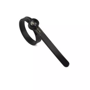 Кольцемер Измеритель с увеличительным стеклом Пальцевой калибр Оригинальный тестер Пальцевая спираль Инструмент для определения размера кольца Размер UK/US/EU Измеритель Кольцемер UK Size