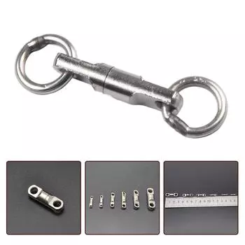 Кольцевая колонна рыболовный крючок приманка соединитель вращающийся подшипник вертлюги 3.5# without loop