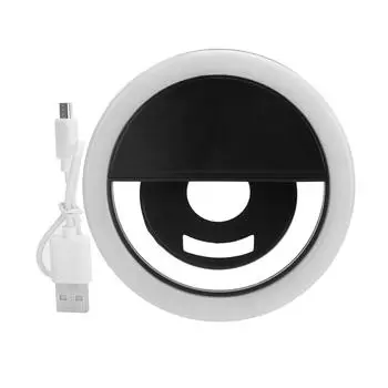 Кольцевая лампа для селфи для телефона, ноутбука, планшета, камеры, перезаряжаемая лампа для фотосъемки для селфи