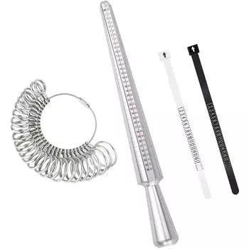 Кольцевой стержень американского размера, кольцевая линейка, окружность кольца, фильтр, ювелирные изделия, ювелирный инструмент 0-13