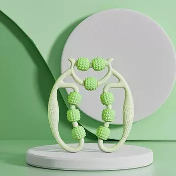 Кольцевой зажим для ног Массажер-кольцо для ног Массажер Relax Пластиковый ролик для ног Роликовый бар Массажер-кольцо для йоги Зажим для ног