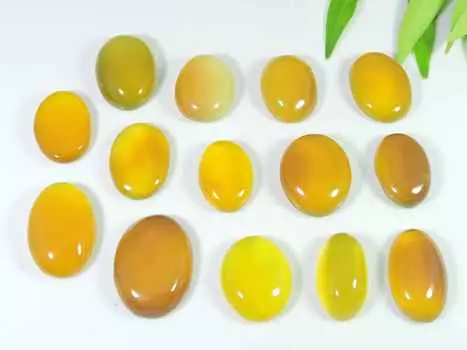 Кольцо 20-26 мм, желтый оникс, овальный кристалл, кабошон, драгоценный камень, 14 шт., лот RQ-2639