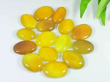 Кольцо 21-25 мм, желтый оникс, овальный кристалл, кабошон, россыпью, драгоценный камень, лот 15 шт., RQ-2625