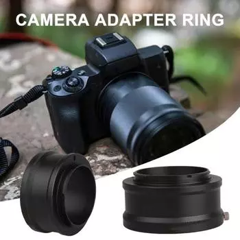 Кольцо-адаптер Yousheng для камеры, простая установка, практичное металлическое кольцо-адаптер для камеры для объектива Nikon AI чёрный